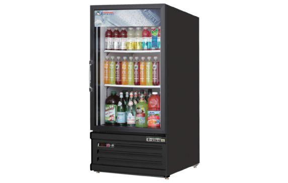 Everest Refrigeration EMGR8B Reach-In Glass Door Merchandiser Refrigerator