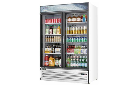 Everest Refrigeration EMSGR48 Reach-In Glass Door Merchandiser Refrigerator