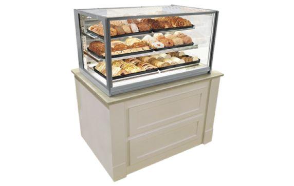 Federal Industries ITD3634 Italian Glass Non-Refrigerated Display Case Countertop
