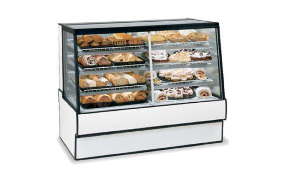 Federal Industries SGR5042DZ High Volume Vertical Dual Zone Bakery Case Refrigerated Left Non-Refrigerated