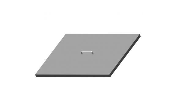 Hoshizaki HS-5070 Stainless Steel Lift-Off Cover Flat For 12-pan Mega Top Opening