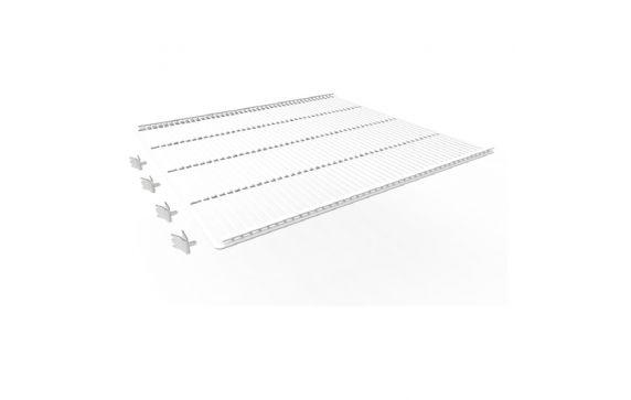 Hoshizaki HS-5317 Additional Expoxy Coated Shelf Includes: (4) Stainless Steel Pilaster Clips