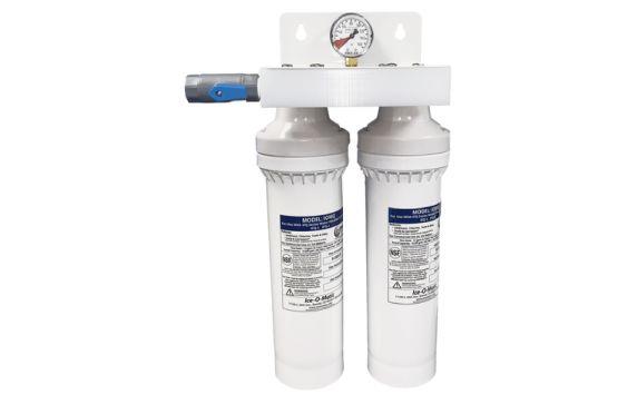 Ice-O-Matic IFQ2 Water Filter Manifold Dual Filter Designed For Ice Makers Producing Between 1050 & 1400 Lbs. (476.3 To 635 Kg.