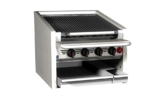 Magikitchn SE14RS-5FD_240/60/1 Radiant Charbroiler Countertop Gas