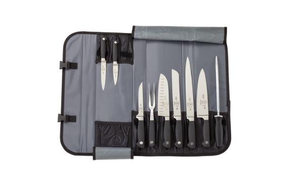 Mercer Culinary M21810 Genesis® Knife Case Set 10-piece Includes: (1) 10-pocket Roll With Detachable