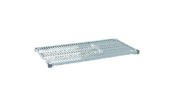 Metro MQ1872G Quick Ship MetroMax® Q Shelf 72"W X 18"D Removable Open Grid Polymer Shelf Mats On An Epoxy Coated Steel Frame With Quick Adjust Corner Releases