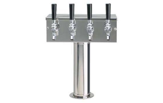 Micro Matic D7744PSS T Style Draft Beer Tower Countertop 12"W X 14-3/4"H