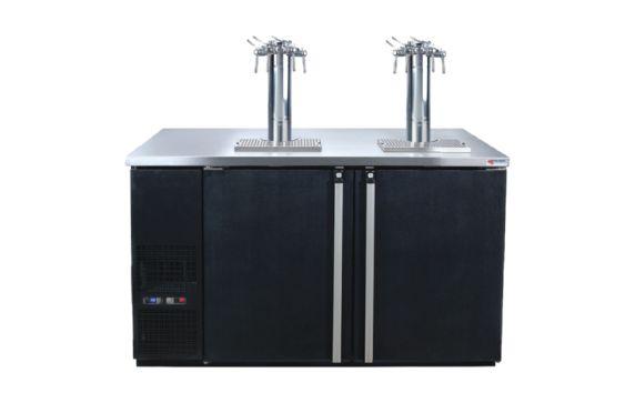 Micro Matic MDD58W-E-C Pro-Line™ E-Series™ Dual Temperature Wine Cooler Dispenser