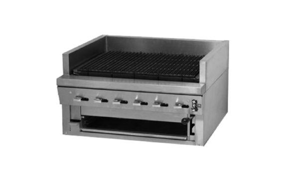 Montague Company UFSC-48R Legend™ Char-Broiler 48" Free Standing Countertop Self-cleaning Stainless Steel Radiants
