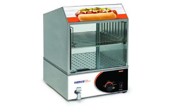 Nemco 8300 Roll-A-Grill® Hot Dog Steamer Counter Top 13.5"W X 15"D X 18"H