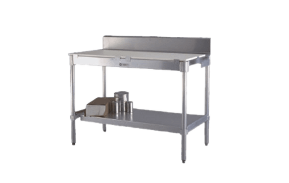 New Age Industrial 24PBS48KD Work Table 48"W X 24"D Aluminum Construction