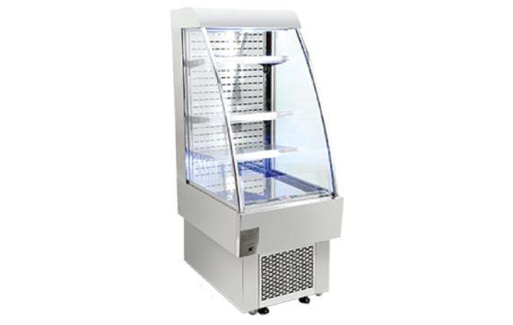 Omcan 40438 (RS-CN-0230) Refrigerated Open Merchandiser 23-2/3"W 8.12 Cu.ft. Interior Capacity
