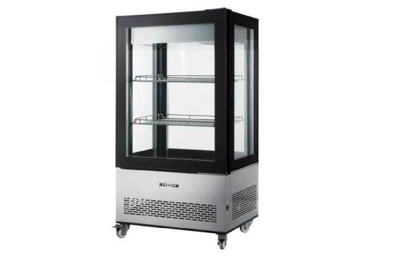 Omcan 44472 (RS-CN-0350) Refrigerated Display Case Floor Model 33.46"W X 25.6"D X 59"H