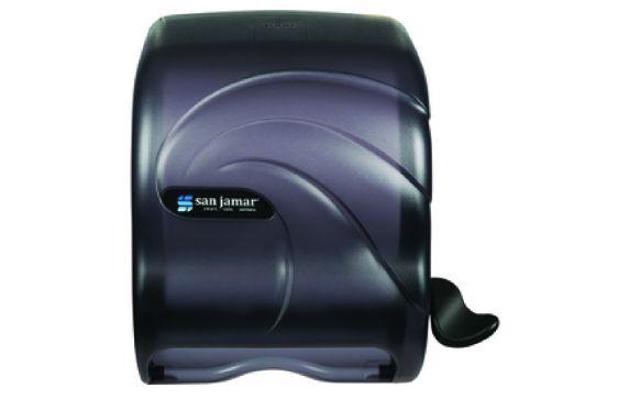 San Jamar T990TBK Oceans® Element™ Paper Towel Dispenser Lever Roll 12-1/2"W X 8-1/2"D X 12-3/4"H
