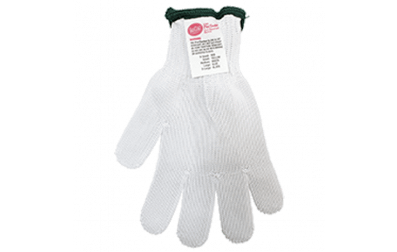 Tablecraft GLOVE3 The Protector™ Cut Resistant Glove Medium Stainless Steel