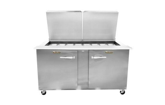 Traulsen UST6024LR-0300 Dealer's Choice Compact Prep Table Refrigerator With Low-profile Flat Cover