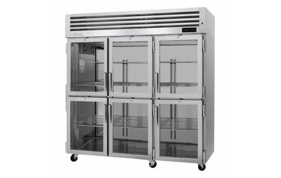 Turbo Air PRO-77-6H-G PRO Series Heated Cabinet Reach-in Three-section