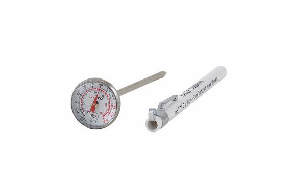 Winco TMT-P2 Pocket Thermometer Temperature Range -40° To 180° F 1" Dia. Dial Face