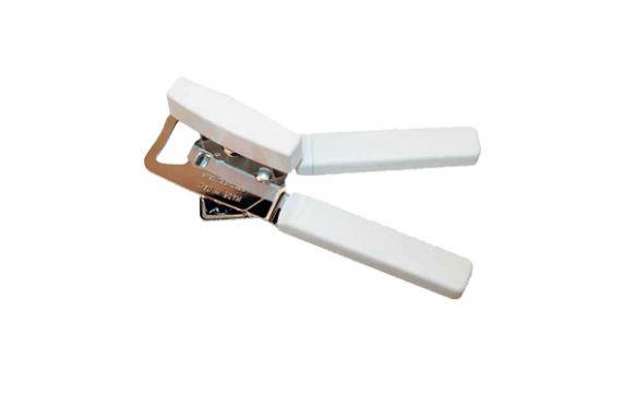 Winco CO-530 Can Opener Portable White PVC Handles