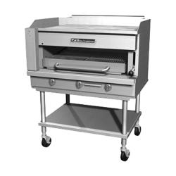 Countertop Gas Griddle on Overfire Broiler