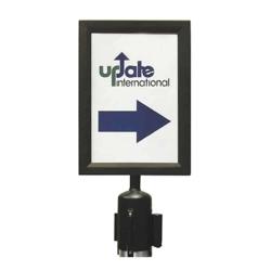 Crowd Control Stanchion Sign & Frame