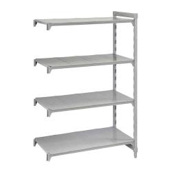 Plastic with Poly Exterior Steel Posts Shelving Unit