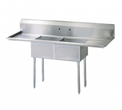 (2) Two Compartment Sink